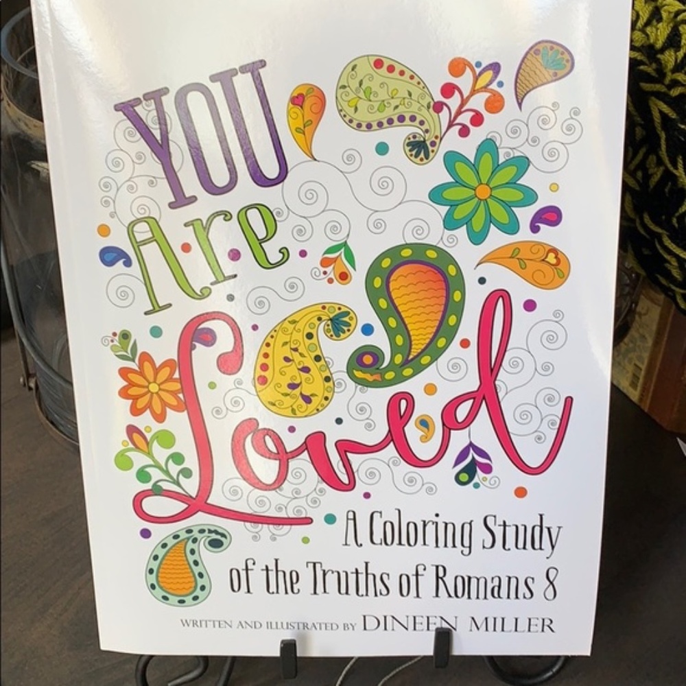 YOU ARE LOVED Adult Coloring Book & Bible Study
